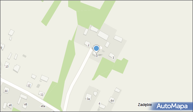 Wandzin, Wandzin, 2, mapa Wandzin