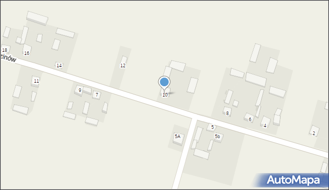 Wandzinów, Wandzinów, 10, mapa Wandzinów