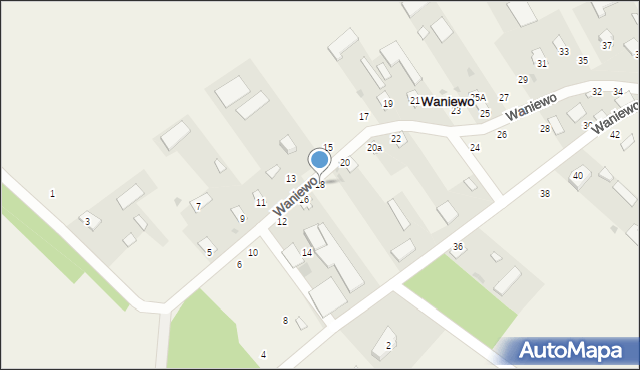 Waniewo, Waniewo, 18, mapa Waniewo