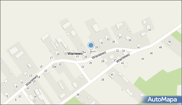 Waniewo, Waniewo, 27, mapa Waniewo