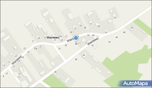 Waniewo, Waniewo, 28, mapa Waniewo