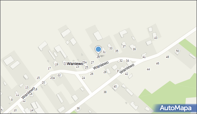 Waniewo, Waniewo, 29, mapa Waniewo