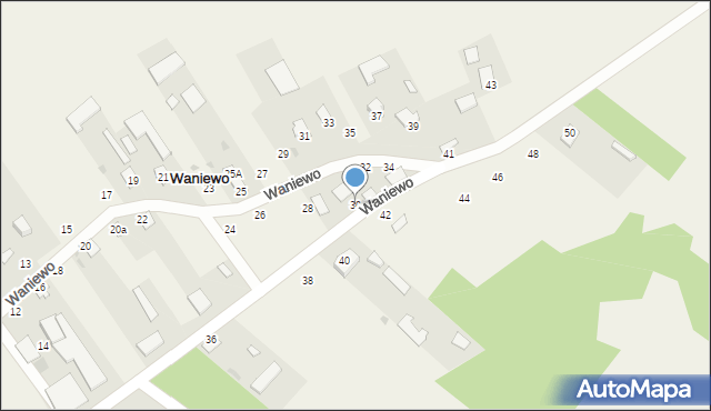 Waniewo, Waniewo, 30, mapa Waniewo