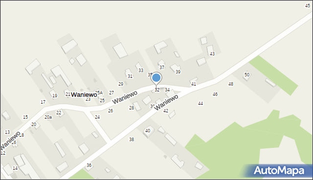 Waniewo, Waniewo, 32, mapa Waniewo