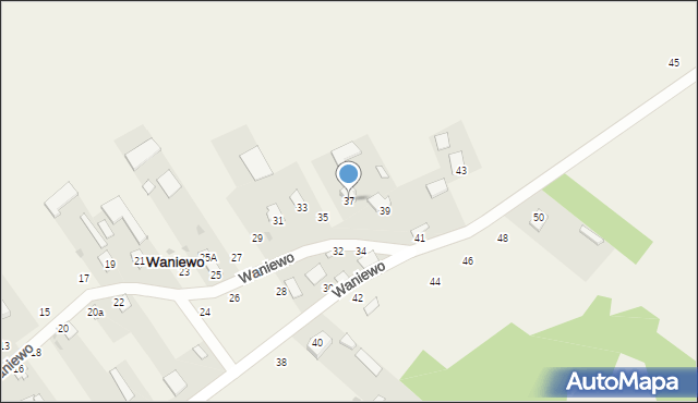 Waniewo, Waniewo, 37, mapa Waniewo