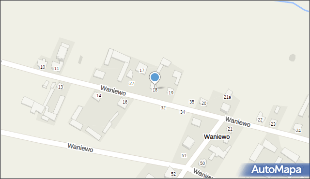 Waniewo, Waniewo, 18, mapa Waniewo