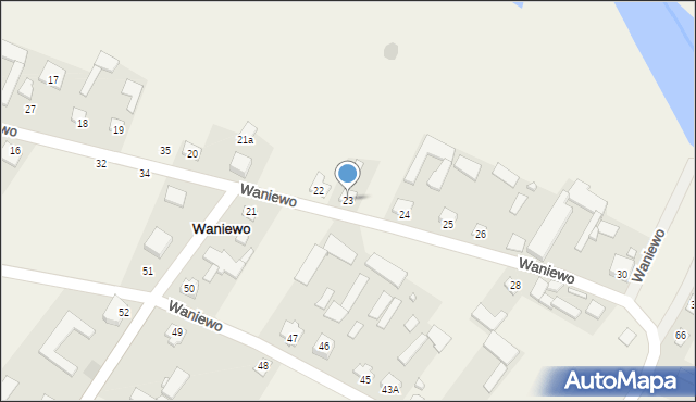 Waniewo, Waniewo, 23, mapa Waniewo