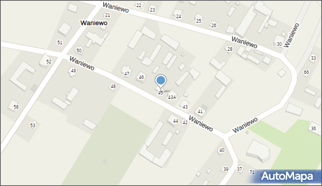 Waniewo, Waniewo, 45, mapa Waniewo