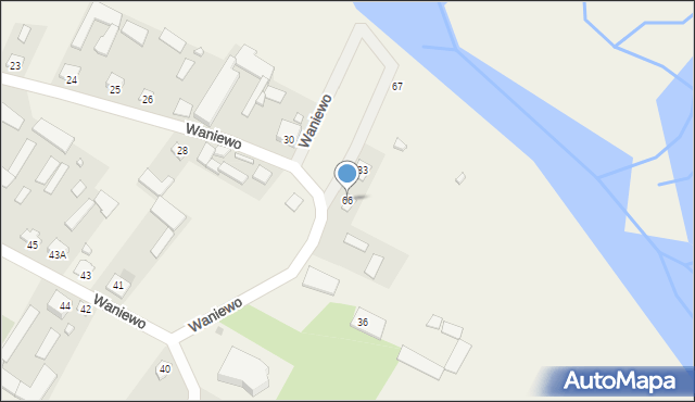 Waniewo, Waniewo, 66, mapa Waniewo