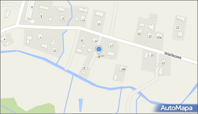 Wańkowa, Wańkowa, 16, mapa Wańkowa