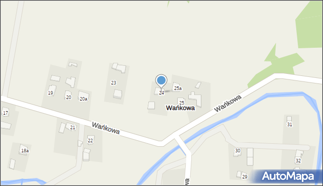 Wańkowa, Wańkowa, 24, mapa Wańkowa