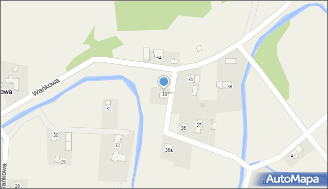 Wańkowa, Wańkowa, 33, mapa Wańkowa