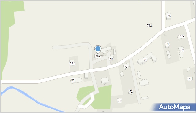 Wańkowa, Wańkowa, 69a, mapa Wańkowa