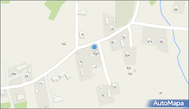 Wańkowa, Wańkowa, 77a, mapa Wańkowa