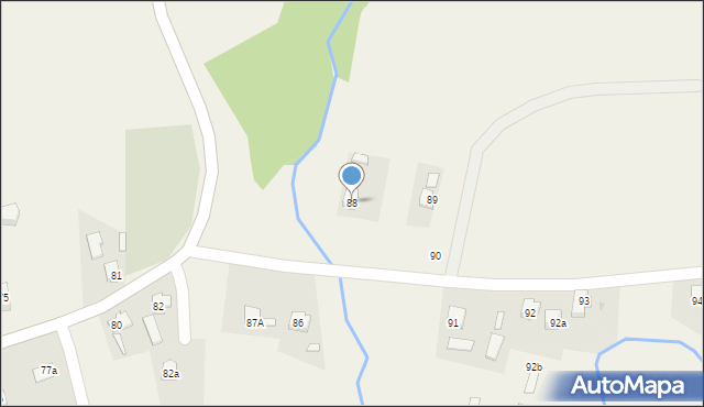 Wańkowa, Wańkowa, 88, mapa Wańkowa