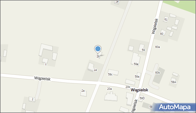 Wąpielsk, Wąpielsk, 1b, mapa Wąpielsk