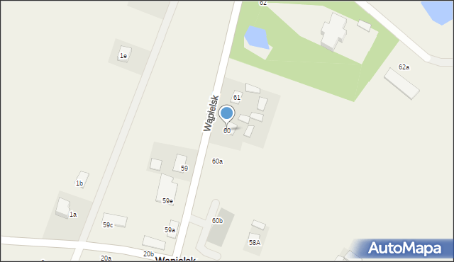 Wąpielsk, Wąpielsk, 60, mapa Wąpielsk