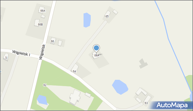 Wąpielsk, Wąpielsk, 64A, mapa Wąpielsk