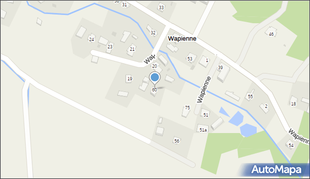 Wapienne, Wapienne, 60, mapa Wapienne