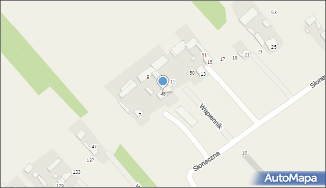 Wapiennik, Wapiennik, 48, mapa Wapiennik