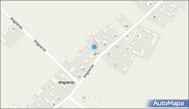 Wąpiersk, Wąpiersk, 18, mapa Wąpiersk