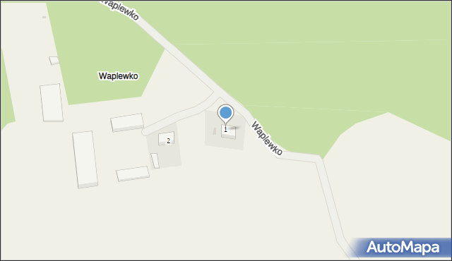 Waplewko, Waplewko, 1, mapa Waplewko