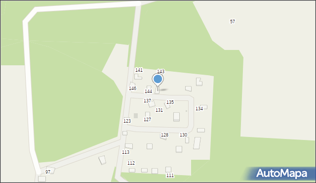 Waplewo, Waplewo, 144a, mapa Waplewo