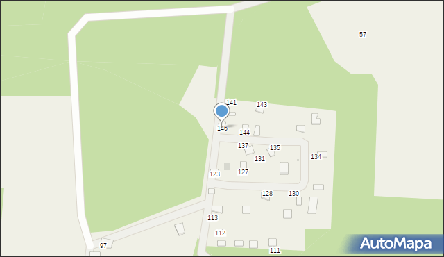 Waplewo, Waplewo, 146, mapa Waplewo