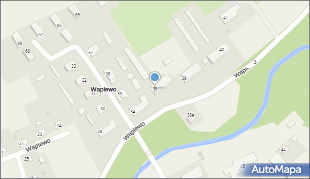 Waplewo, Waplewo, 38, mapa Waplewo