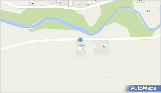 Waplewo, Waplewo, 52, mapa Waplewo