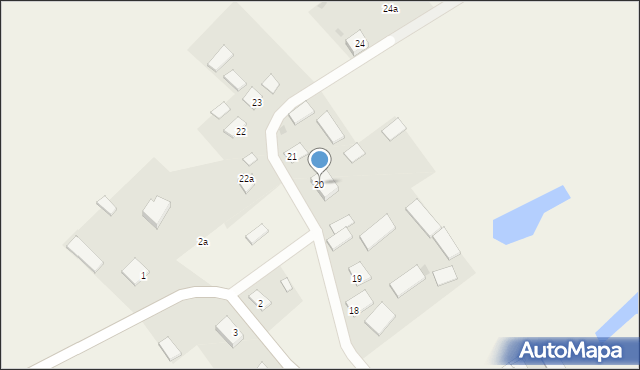 Waplewo, Waplewo, 20, mapa Waplewo