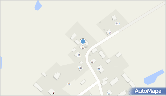 Waplewo, Waplewo, 23, mapa Waplewo