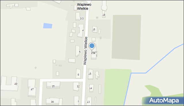 Waplewo Wielkie, Waplewo Wielkie, 15b, mapa Waplewo Wielkie