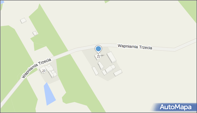 Wapniarnia Trzecia, Wapniarnia Trzecia, 21, mapa Wapniarnia Trzecia