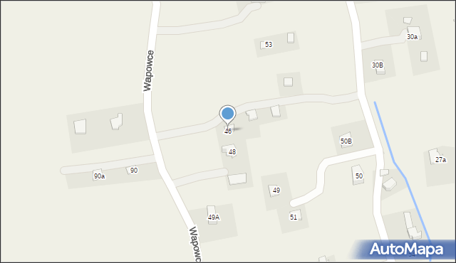 Wapowce, Wapowce, 46, mapa Wapowce