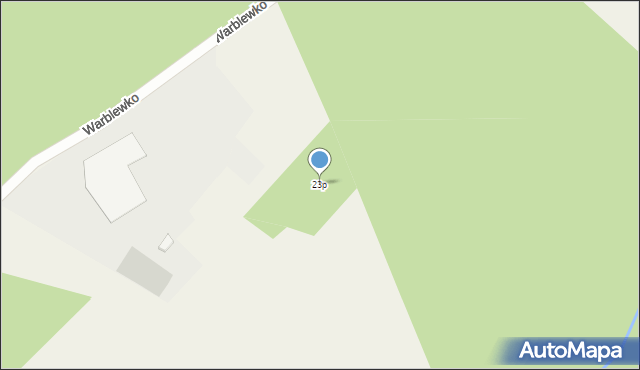 Warblewo, Warblewo, 23p, mapa Warblewo