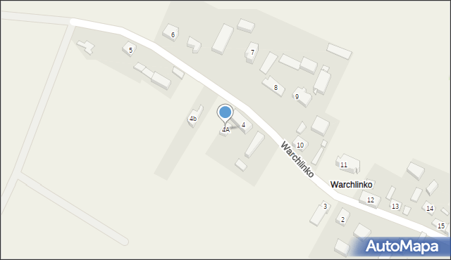 Warchlinko, Warchlinko, 4A, mapa Warchlinko