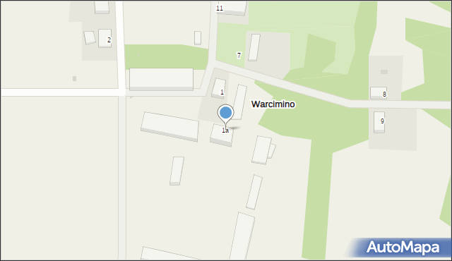 Warcimino, Warcimino, 1a, mapa Warcimino