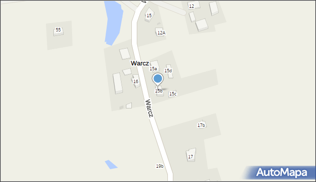 Warcz, Warcz, 15b, mapa Warcz