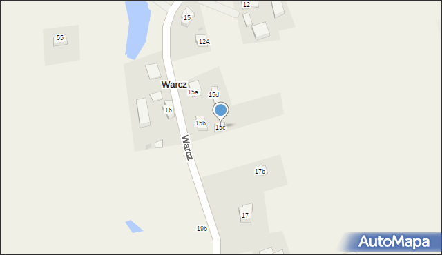 Warcz, Warcz, 15c, mapa Warcz