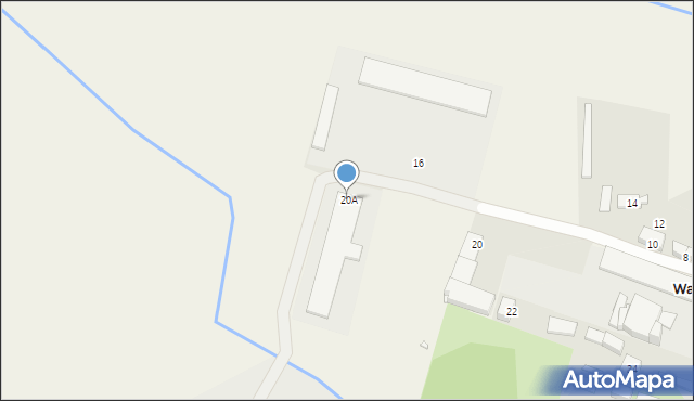 Wardyń, Wardyń, 20A, mapa Wardyń