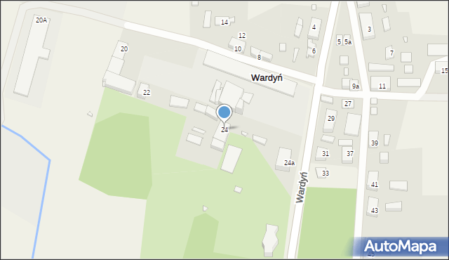 Wardyń, Wardyń, 24, mapa Wardyń