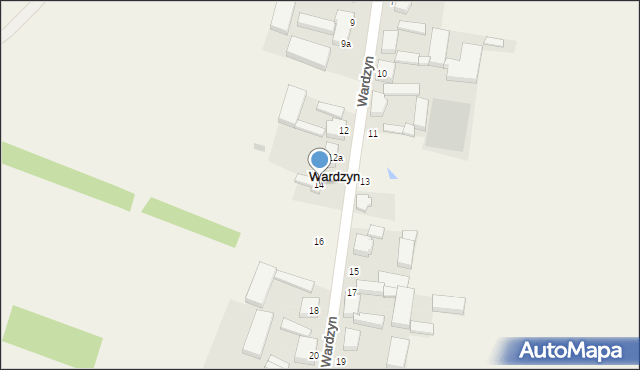 Wardzyn, Wardzyn, 14, mapa Wardzyn