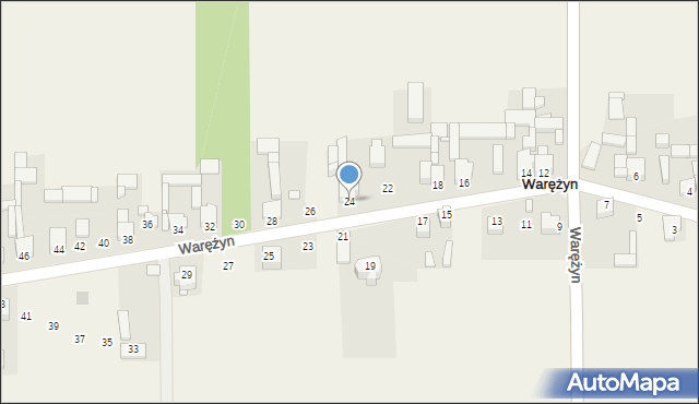 Warężyn, Warężyn, 24, mapa Warężyn
