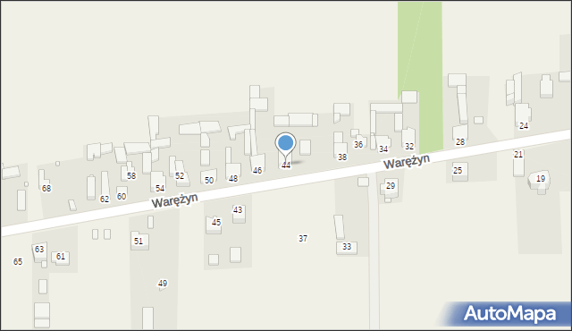 Warężyn, Warężyn, 44, mapa Warężyn
