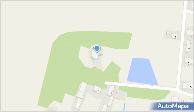 Wargowo, Wargowo, 1, mapa Wargowo