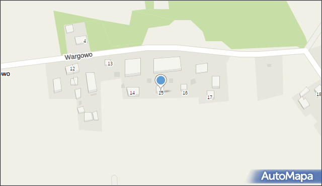 Wargowo, Wargowo, 15, mapa Wargowo