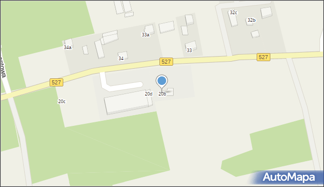 Warkały, Warkały, 20b, mapa Warkały