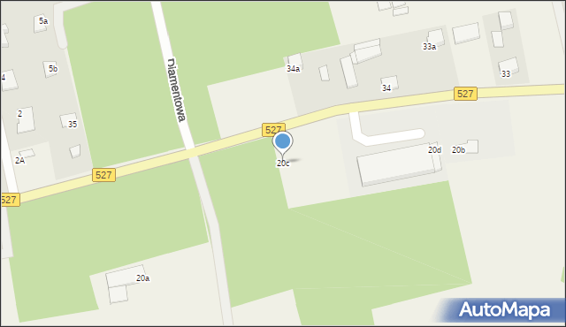 Warkały, Warkały, 20c, mapa Warkały