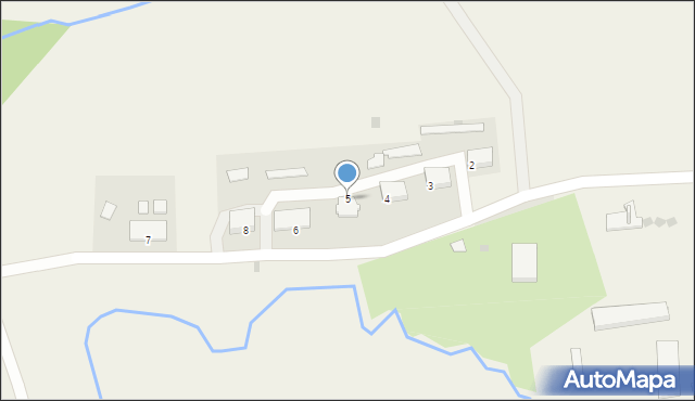 Warkały, Warkały, 5, mapa Warkały